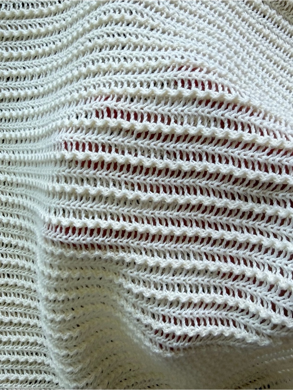 Miou Muse Penny Crochet Sleeveless Tank Top in Natural Small - Picture 3 of 6